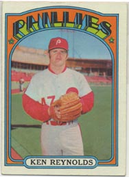 1972 Topps Baseball Cards      252     Ken Reynolds